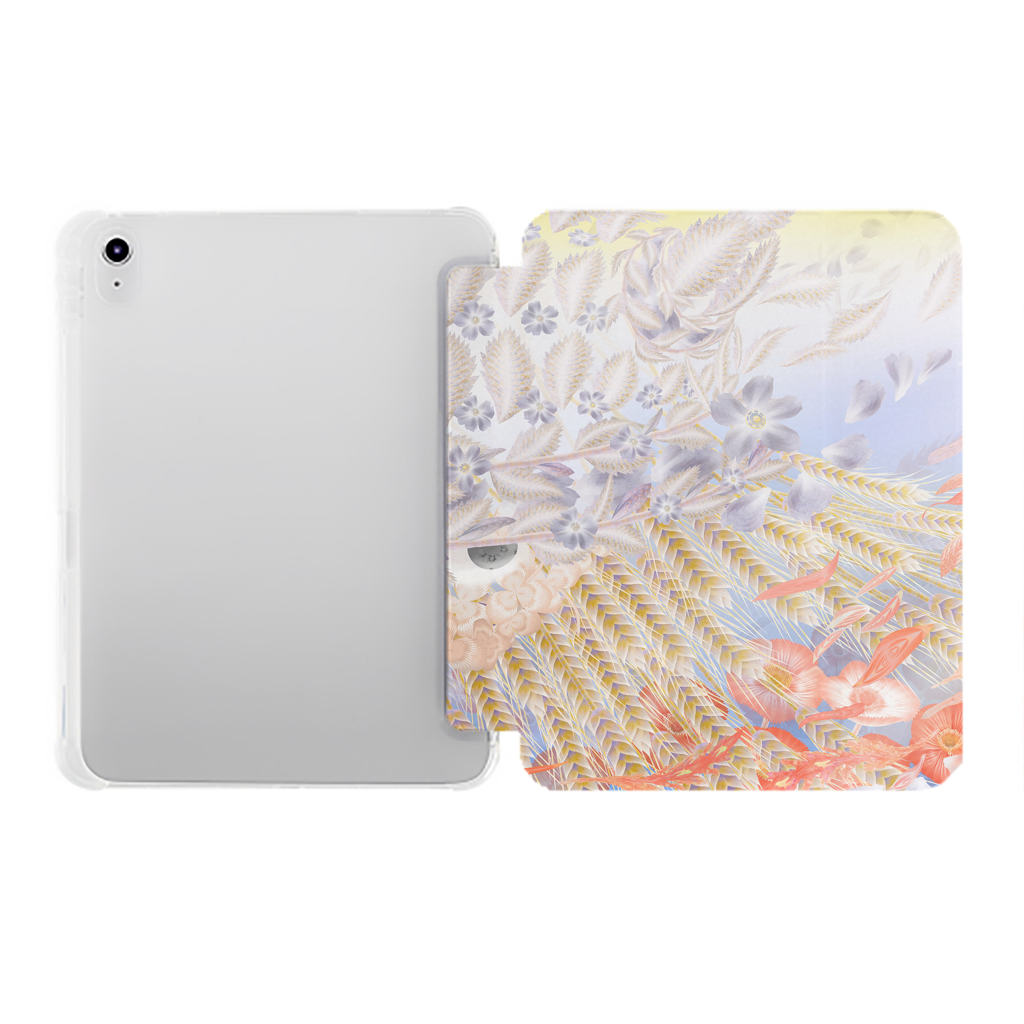 （画像用） 葬送のフリーレン Frieren IPad ケース ペン収納付き 三つ折りスタンド PUレザー×シリコン 対応機種9.5/10.5/10.9インチ